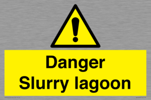 Danger Slurry lagoon